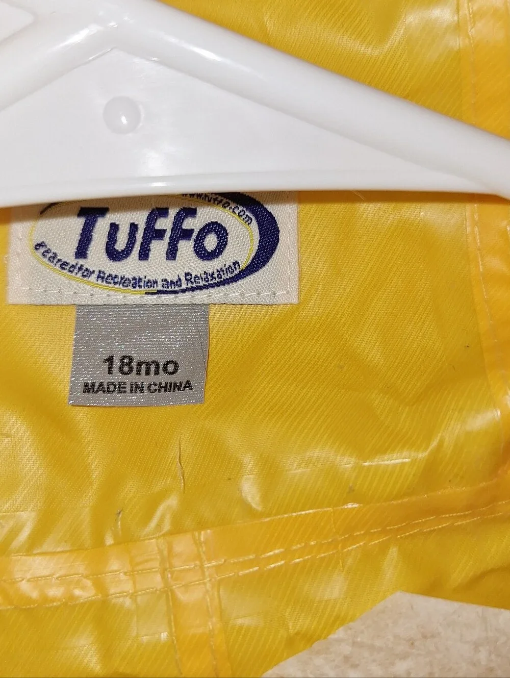 New Tuffo Rain Suit~Waterproof Coveralls~Muddy Buddy~Duel Front Zippers~18 M~2T